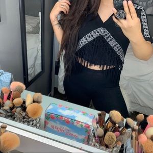 Black Crop Top